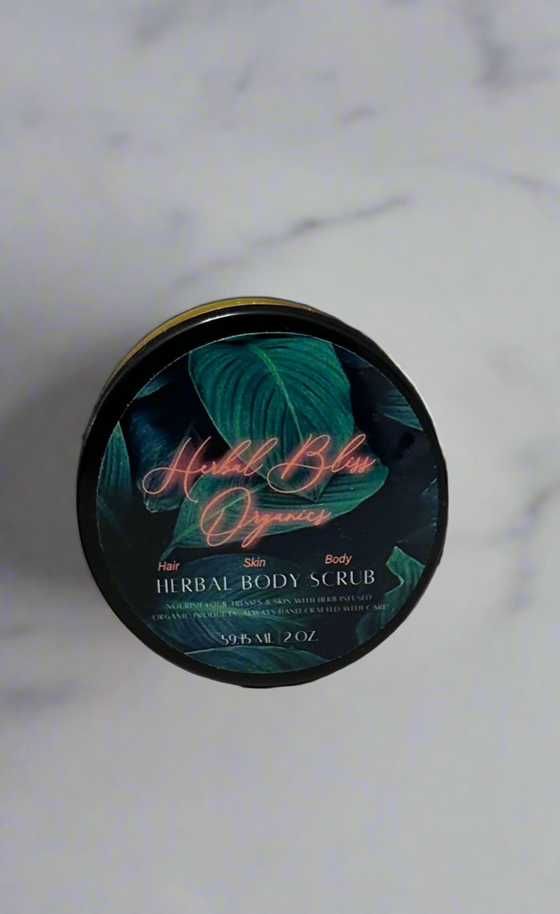 TSA Herbal Bliss Organics Honey Bunz Brightening Body Scrub! Travel