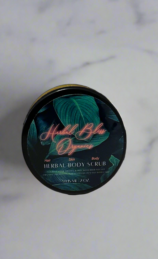 TSA Herbal Bliss Organics Honey Bunz Brightening Body Scrub! Travel